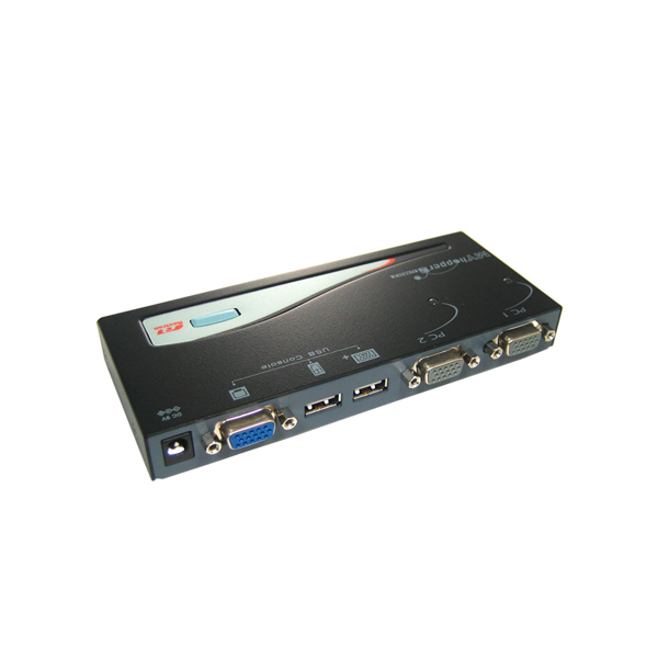REXTRON KVM 2:1스위치/USB/케이블포함