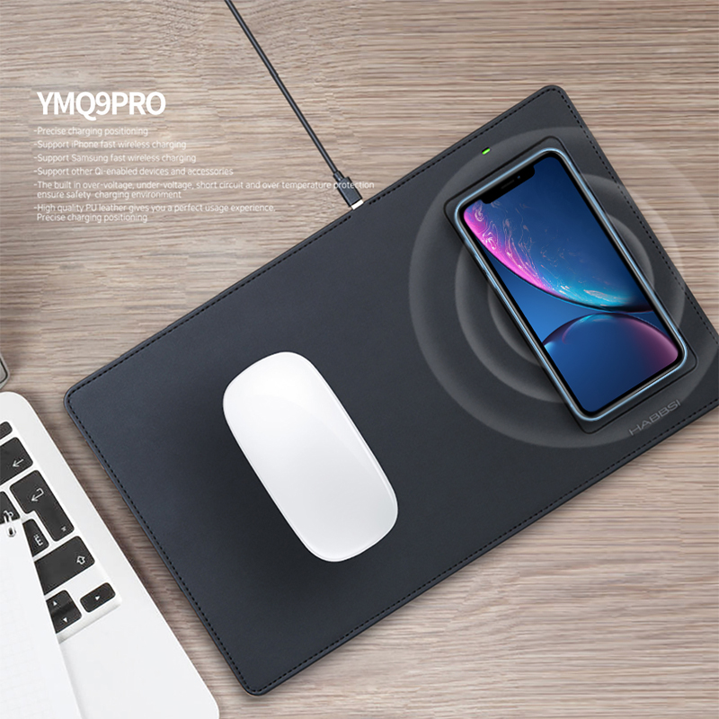 [HABBSI] 10W 마우스패드 고속 무선 충전기