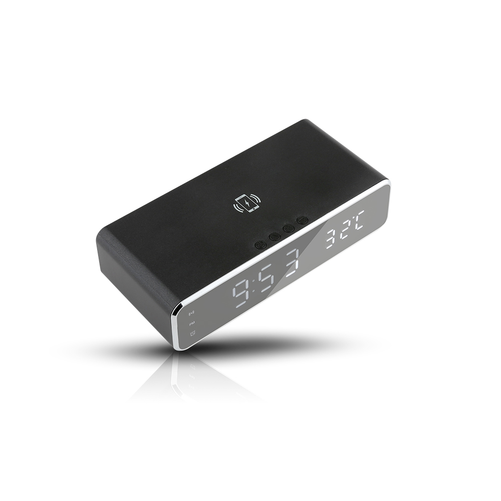 [HABBSI] 10W 알람시계 겸용 고속 무선 충전기