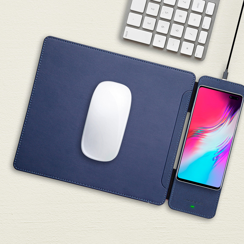 고속 무선충전 10W 마우스패드 명품햅시