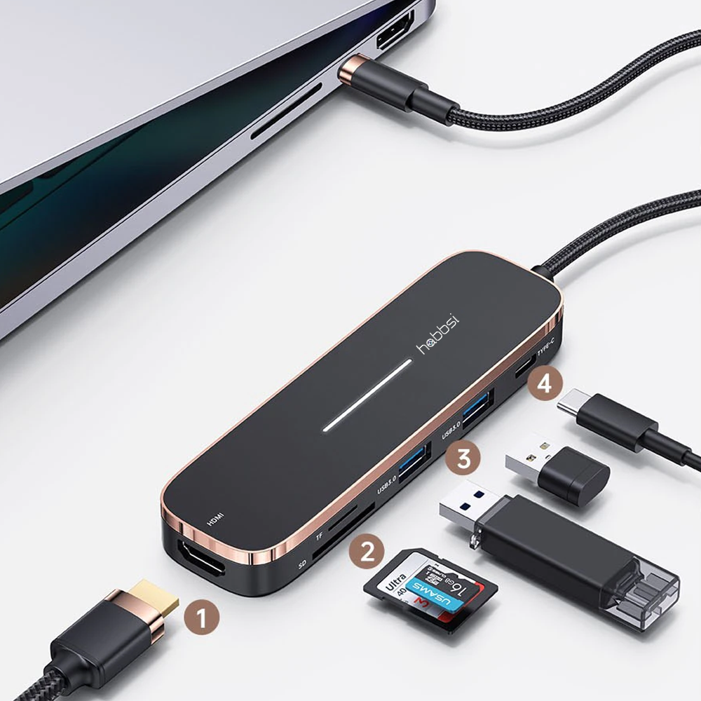 USB C타입 6in1 멀티허브 100W 맥북 덱스 닌텐도 PD 햅시 YMH7Ultra