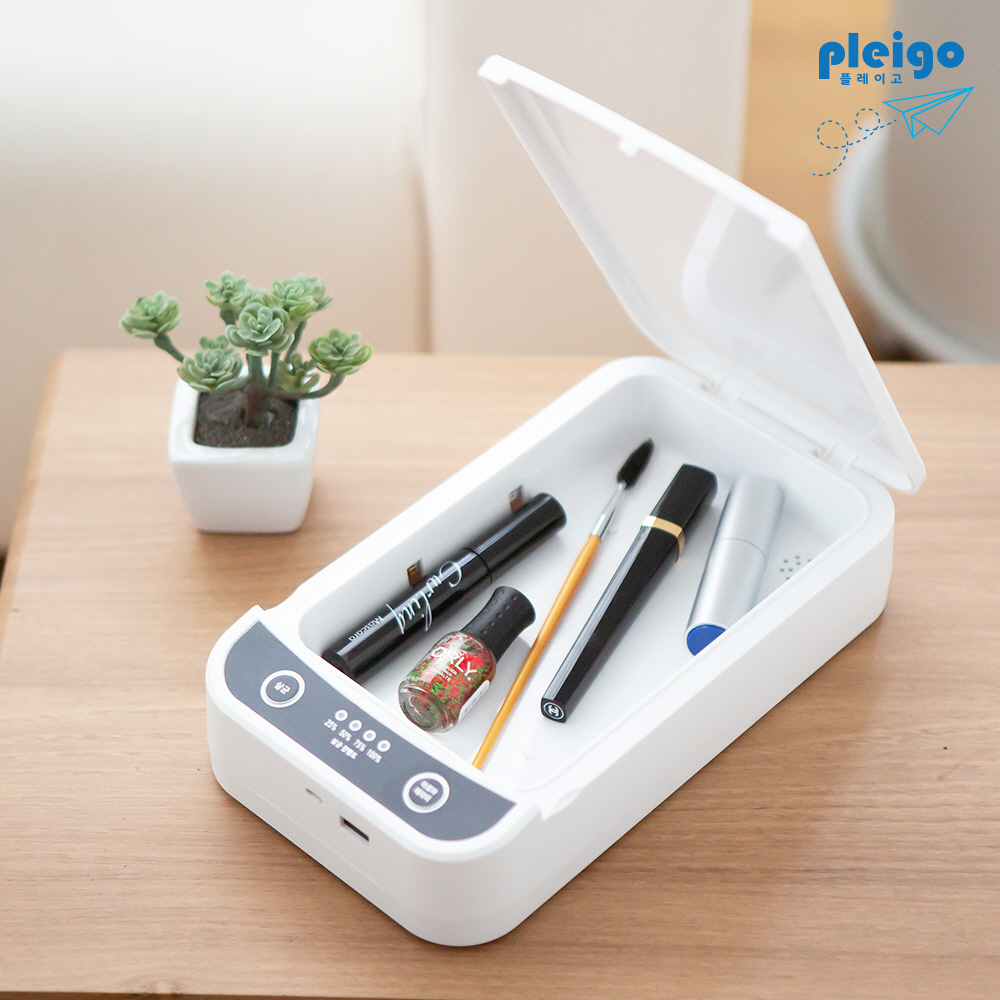 액센 플레이고 P300 10W 고속 무선충전 살균기