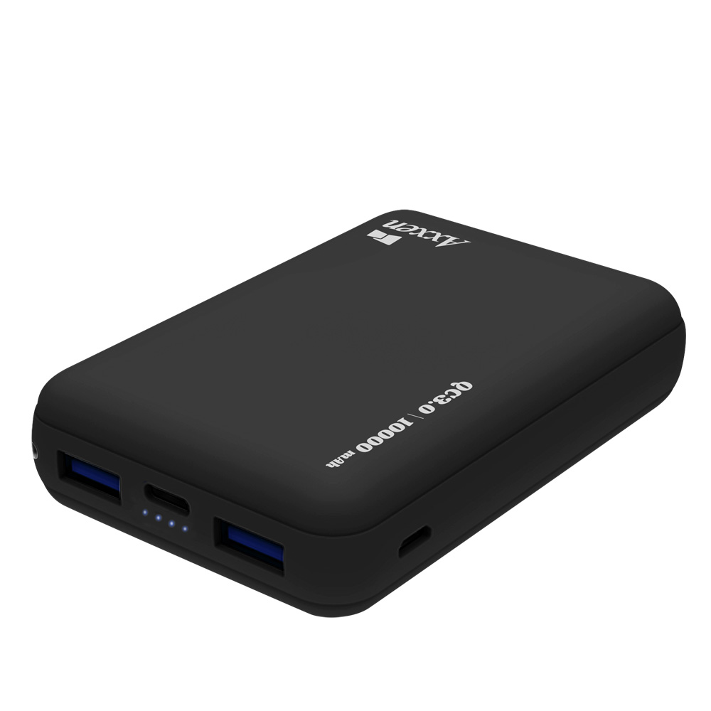 액센 B110 QC3.0 PD18W 보조배터리 10000mAh C타입 지원 블랙