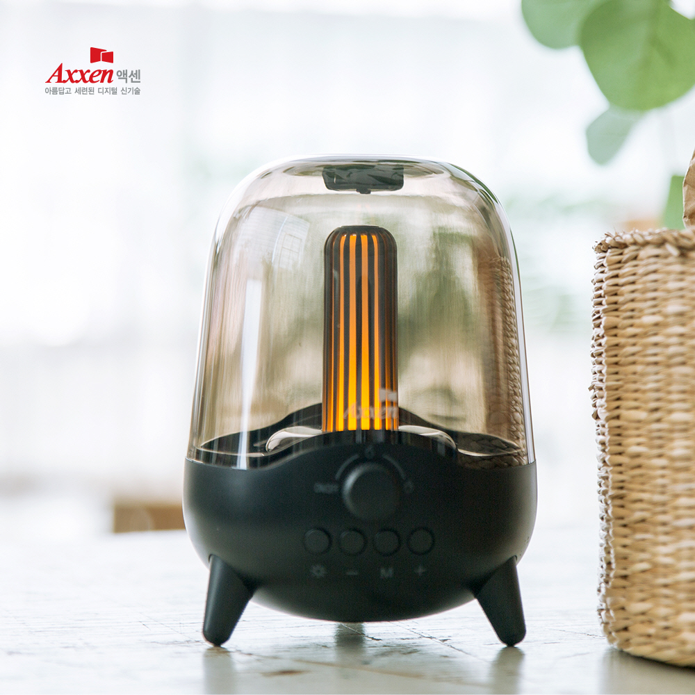 액센 BS80 에디슨 무드램프 불멍 블루투스 스피커