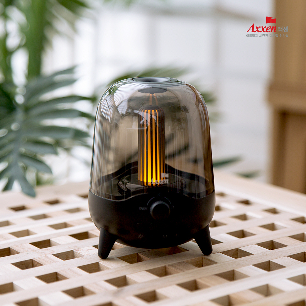 액센 BS80 에디슨 무드램프 불멍 블루투스 스피커