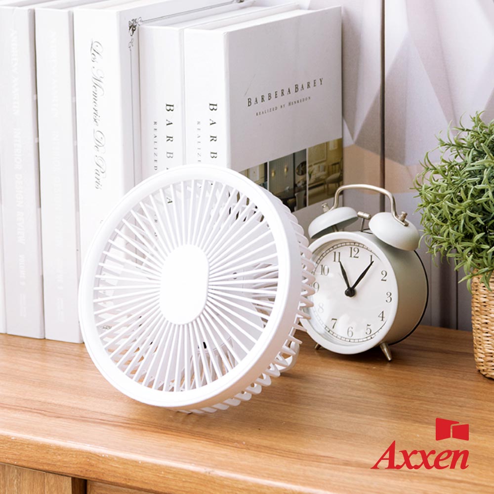 액센 F62 아웃도어 충전식 무드램프 선풍기 화이트