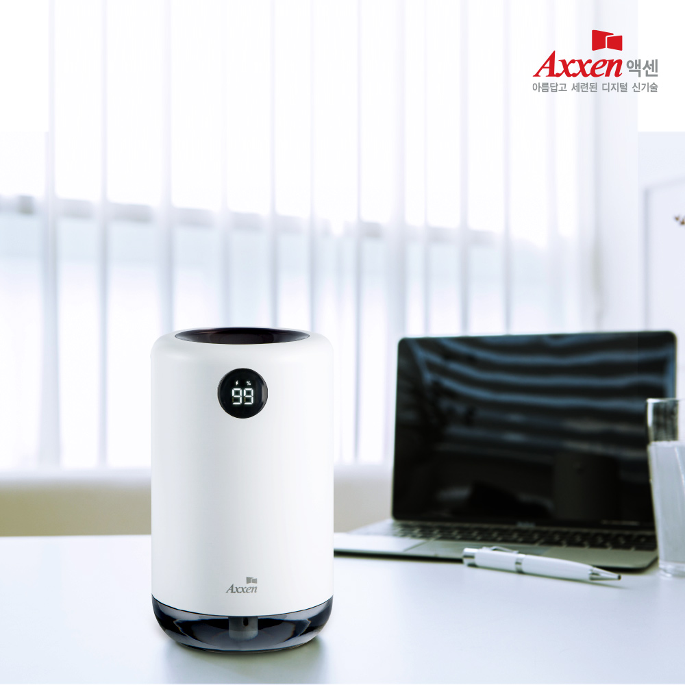 액센 W200 디지털 무선 무드램프 가습기