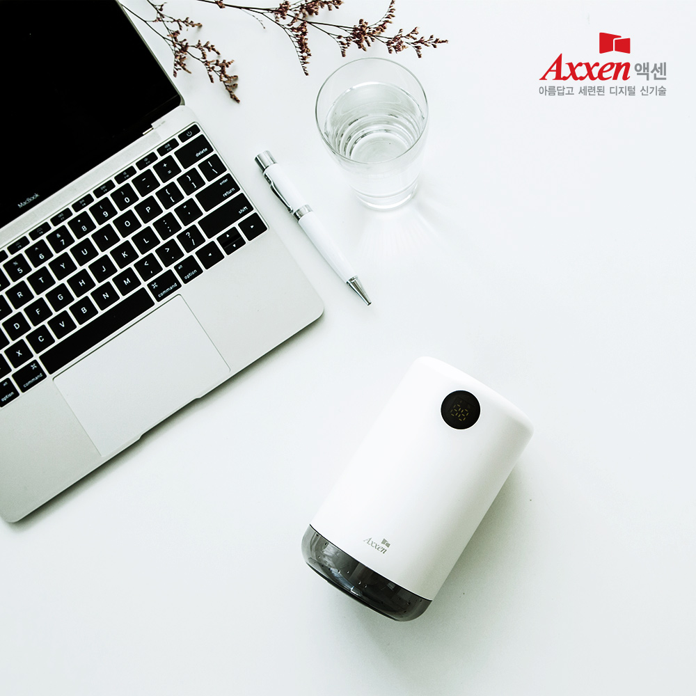 액센 W200 디지털 무선 무드램프 가습기