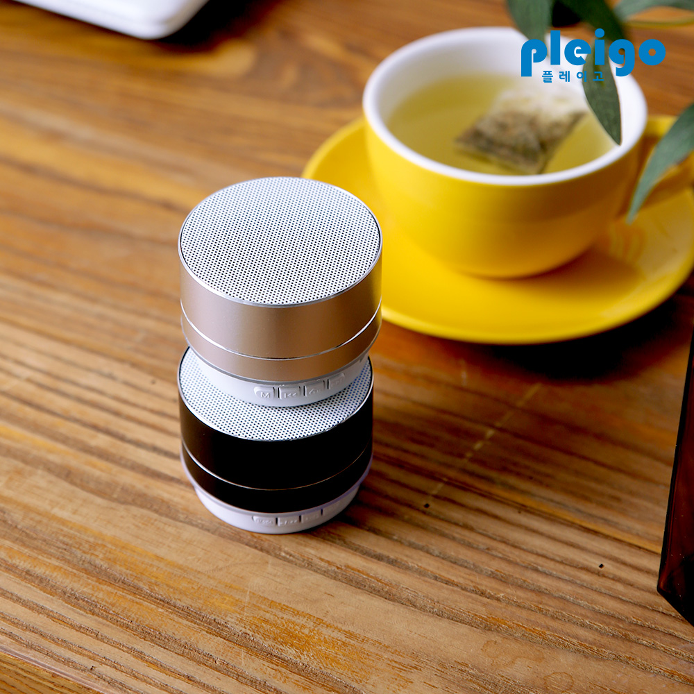 액센 플레이고 BS08 무드램프 블루투스 스피커 블랙