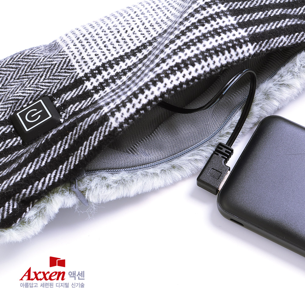 액센 NH200 양면 페브릭 넥히터 목도리