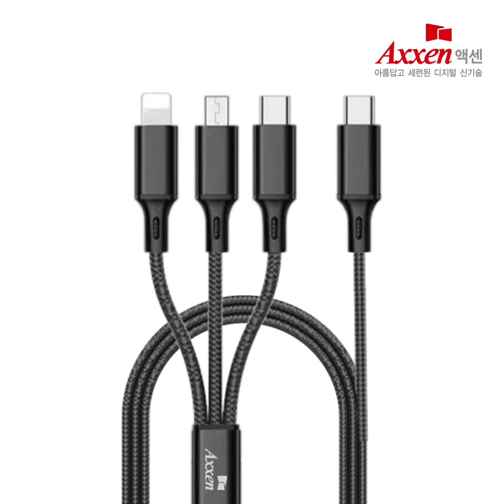 액센 A109 C타입 3in1 케이블 1.5M