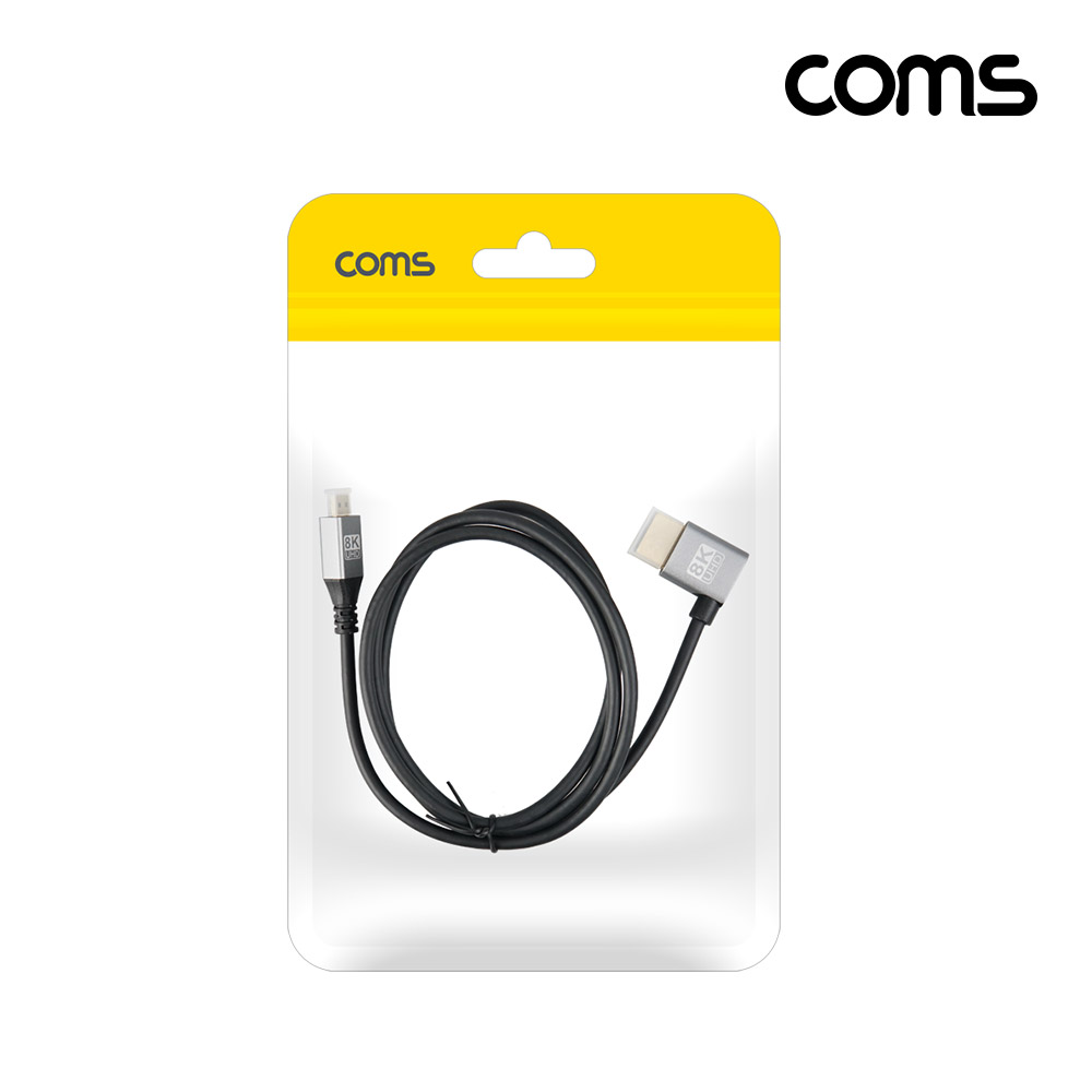 Coms 마이크로 HDMI 변환 케이블 1M HDMI to Micro HDMI 8K 60Hz UHD 꺾임