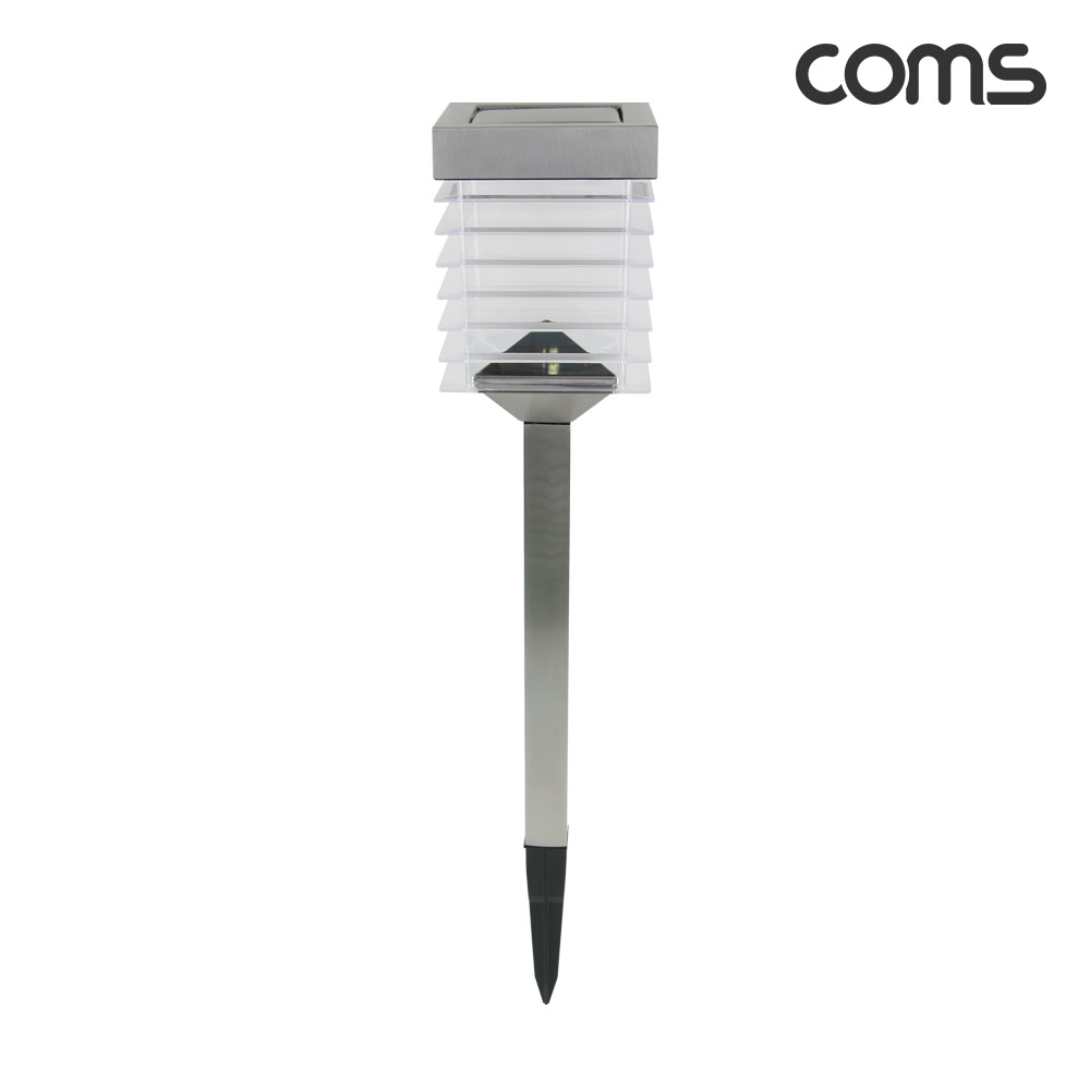 Coms 태양광 LED 정원등 메탈 지지대 6개입