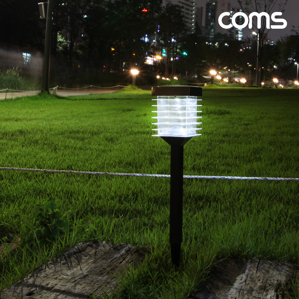 Coms 태양광 LED 정원등 메탈 지지대 6개입