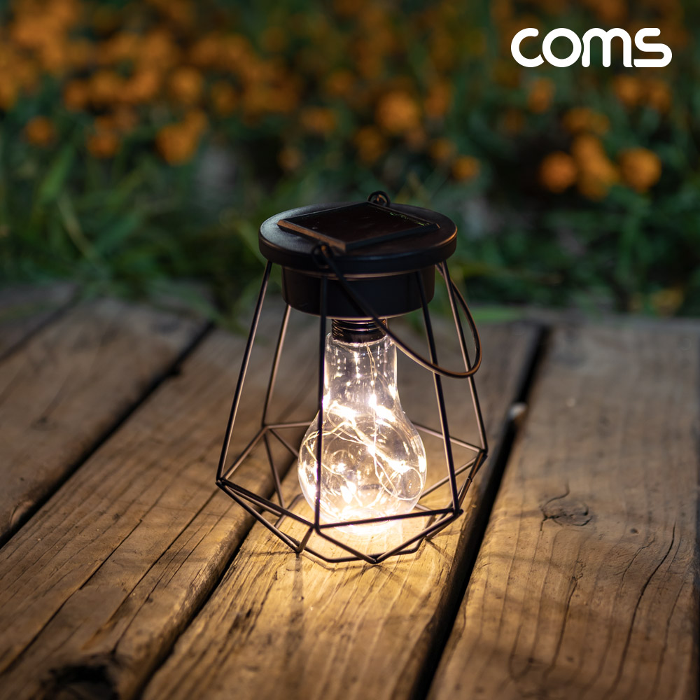 Coms 태양광 LED 정원등 걸이형 6개입