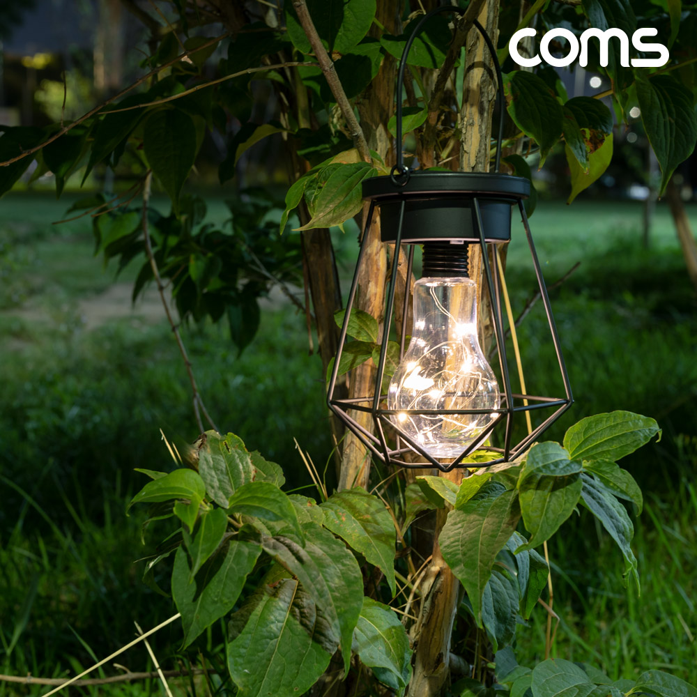 Coms 태양광 LED 정원등 걸이형 6개입