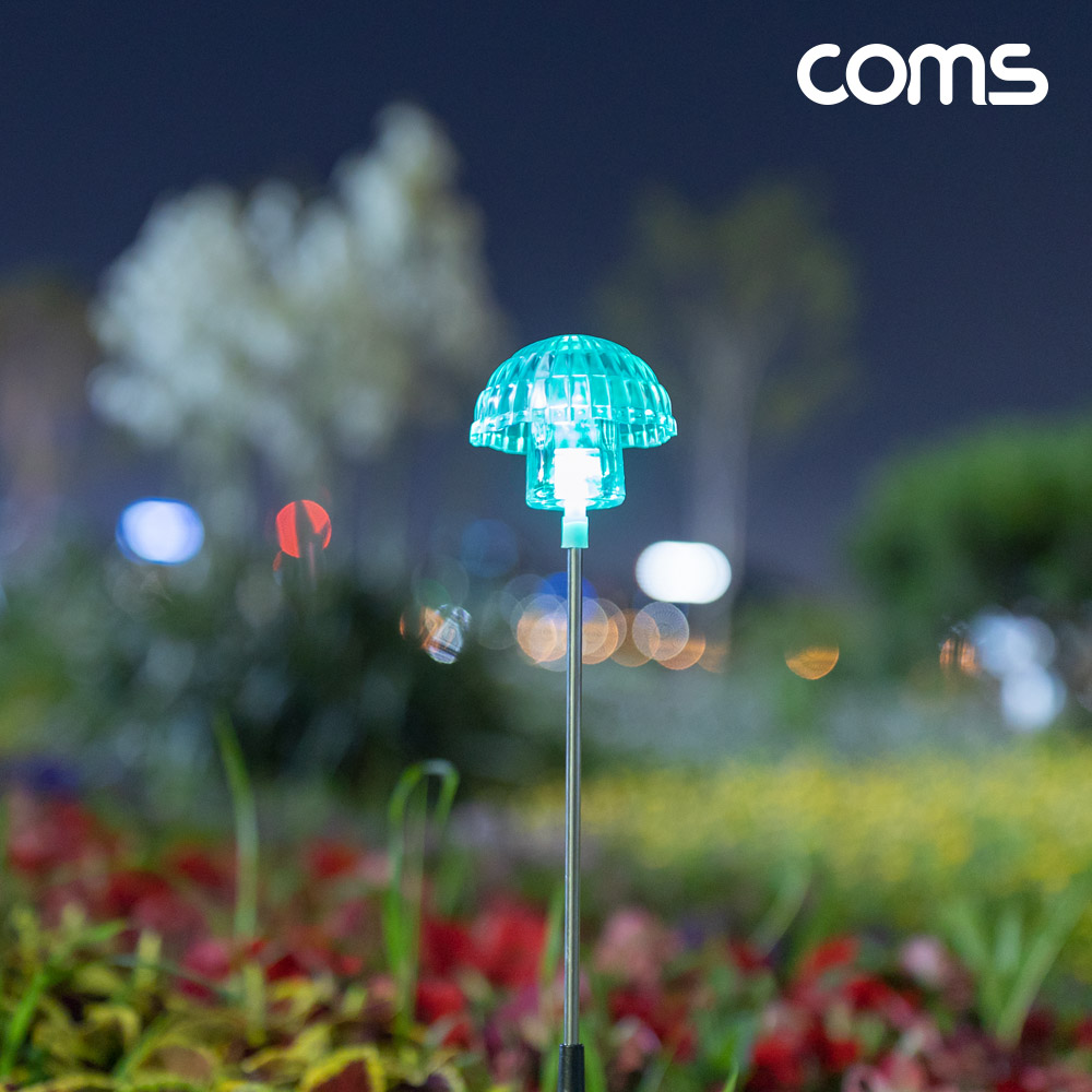 Coms 태양광 LED 정원등 우산형 6개입