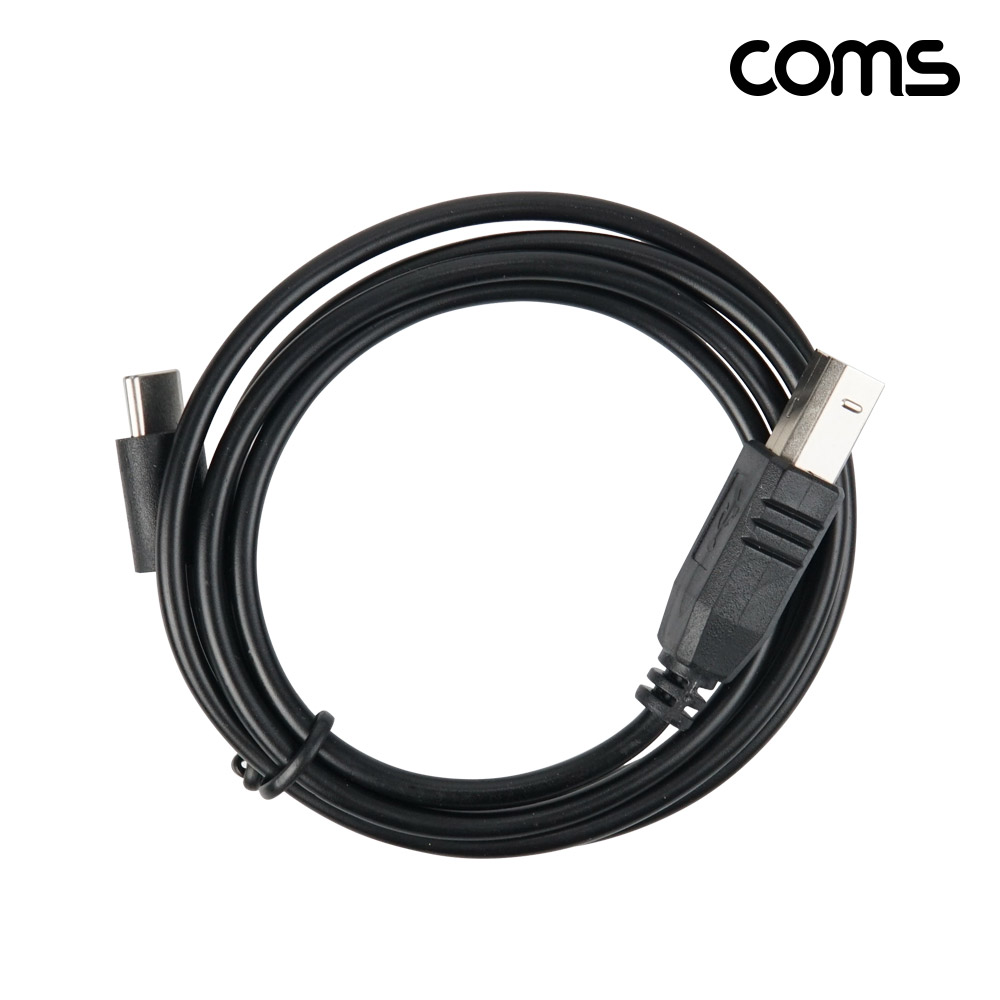 Coms USB 3.1 Type C to Type B 2.0 케이블 1m C타입 to B타입 480mbps