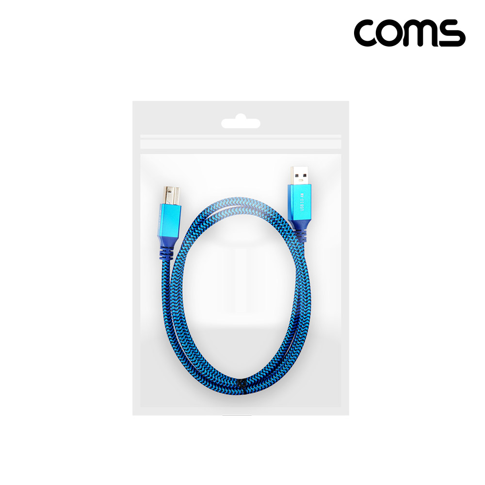 Coms USB 3.0 케이블 USB B타입 변환 1m