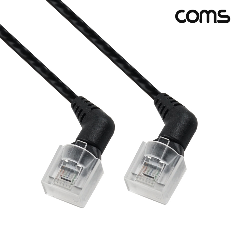 Coms 360도 회전 랜케이블 다이렉트 UTP Cat6, 1000Mbps 1M 랜선 Direct 기가바이트
