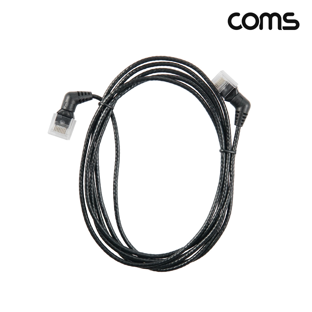 Coms 360도 회전 랜케이블 다이렉트 UTP Cat6, 1000Mbps 2M 랜선 Direct 기가바이트