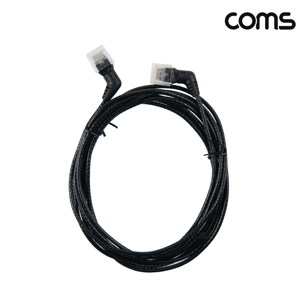Coms 360도 회전 랜케이블 다이렉트 UTP Cat6, 1000Mbps 3M 랜선 Direct 기가바이트