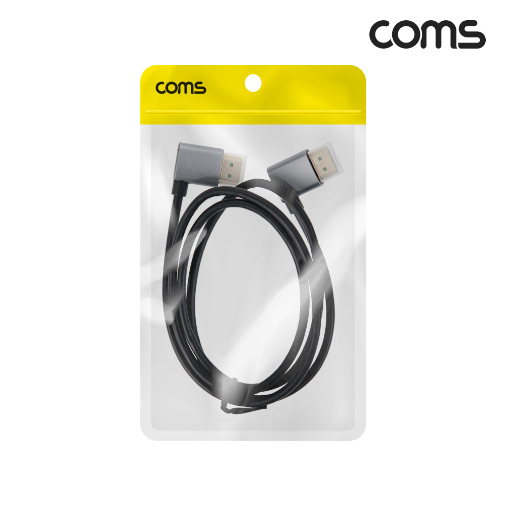 Coms HDMI 케이블 1M 8K4K 60Hz UHD 좌측 꺾임형
