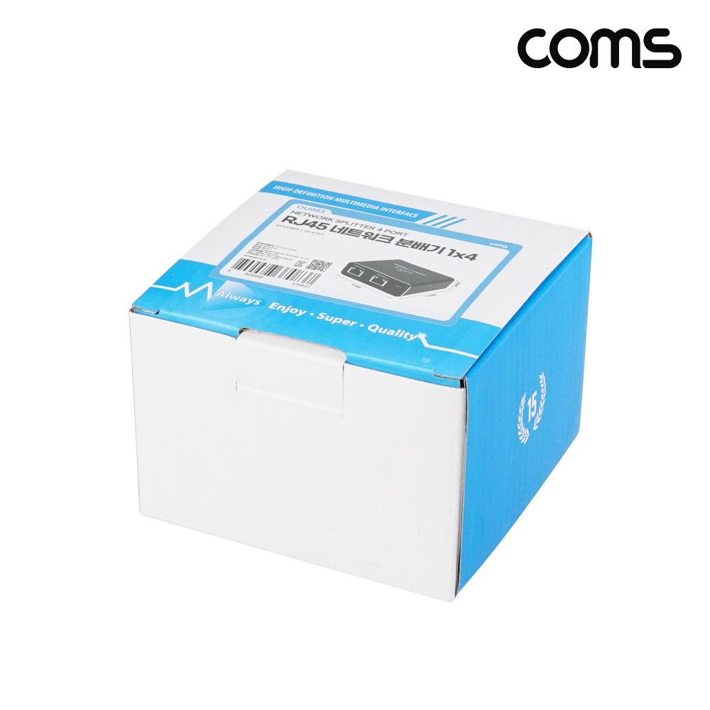 Coms 5포트 기가비트 네트워크 허브 RJ45 1000mbps Gigabit 4분배 분배기