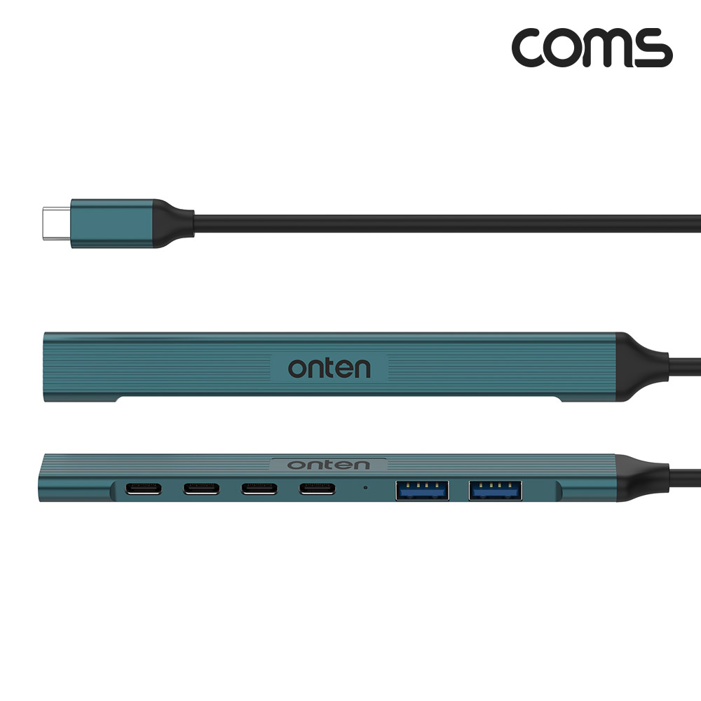 Coms C타입 멀티허브 7포트 C타입x4 A타입x3
