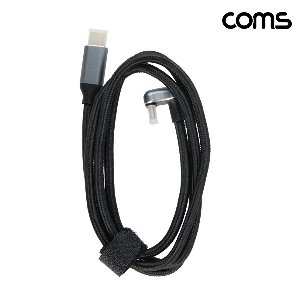 Coms USB 3.2 C타입 케이블 MM 1M, 10Gbps PD 고속충전 꺾임