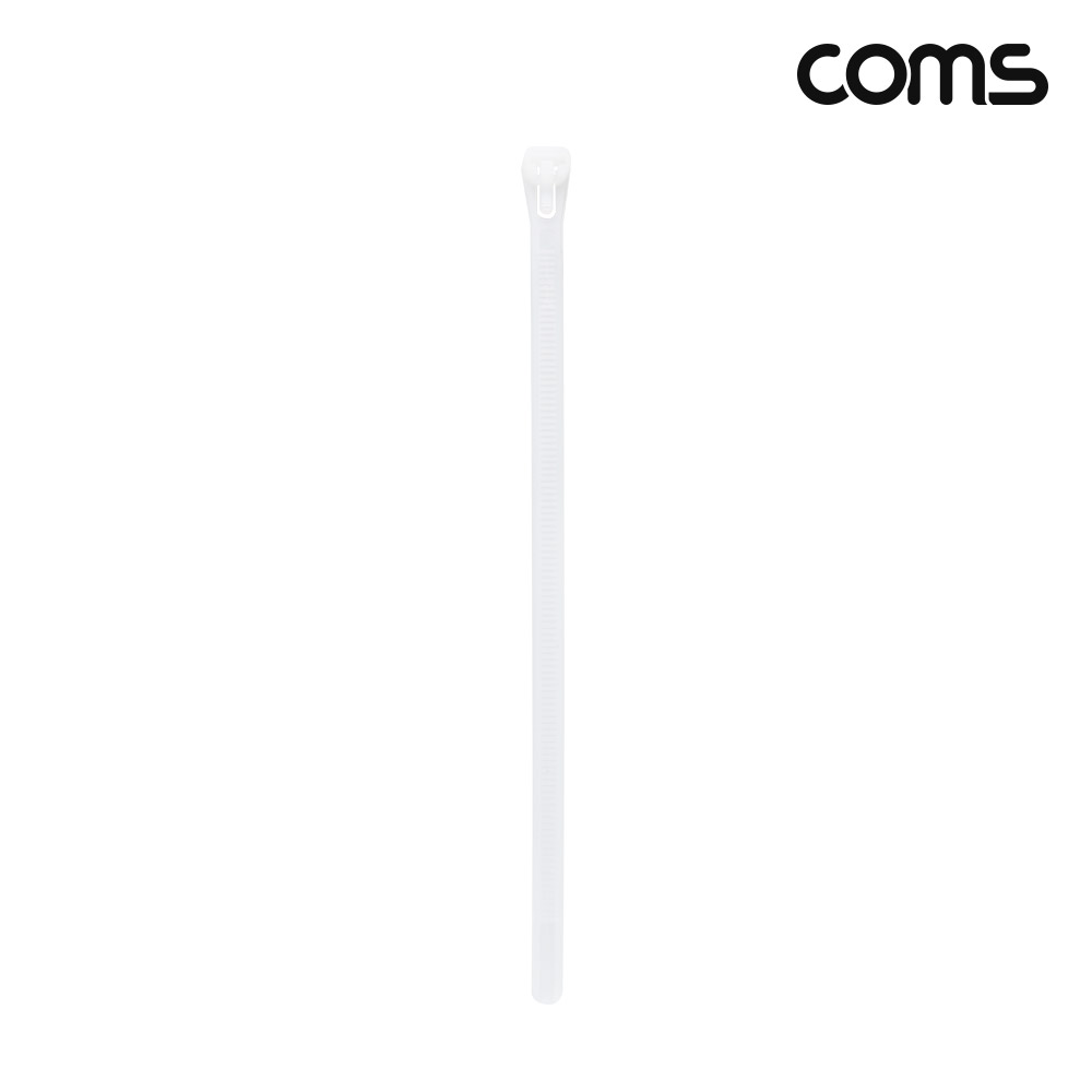 Coms 200mm 케이블 타이 100pcs 재사용 가능