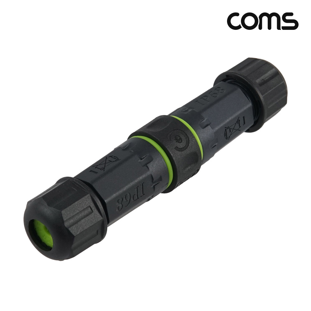 Coms UTP CAT6 랜 연장 젠더 방수커넥터 방수커버 커플러 LAN 8P8C RJ45 FF