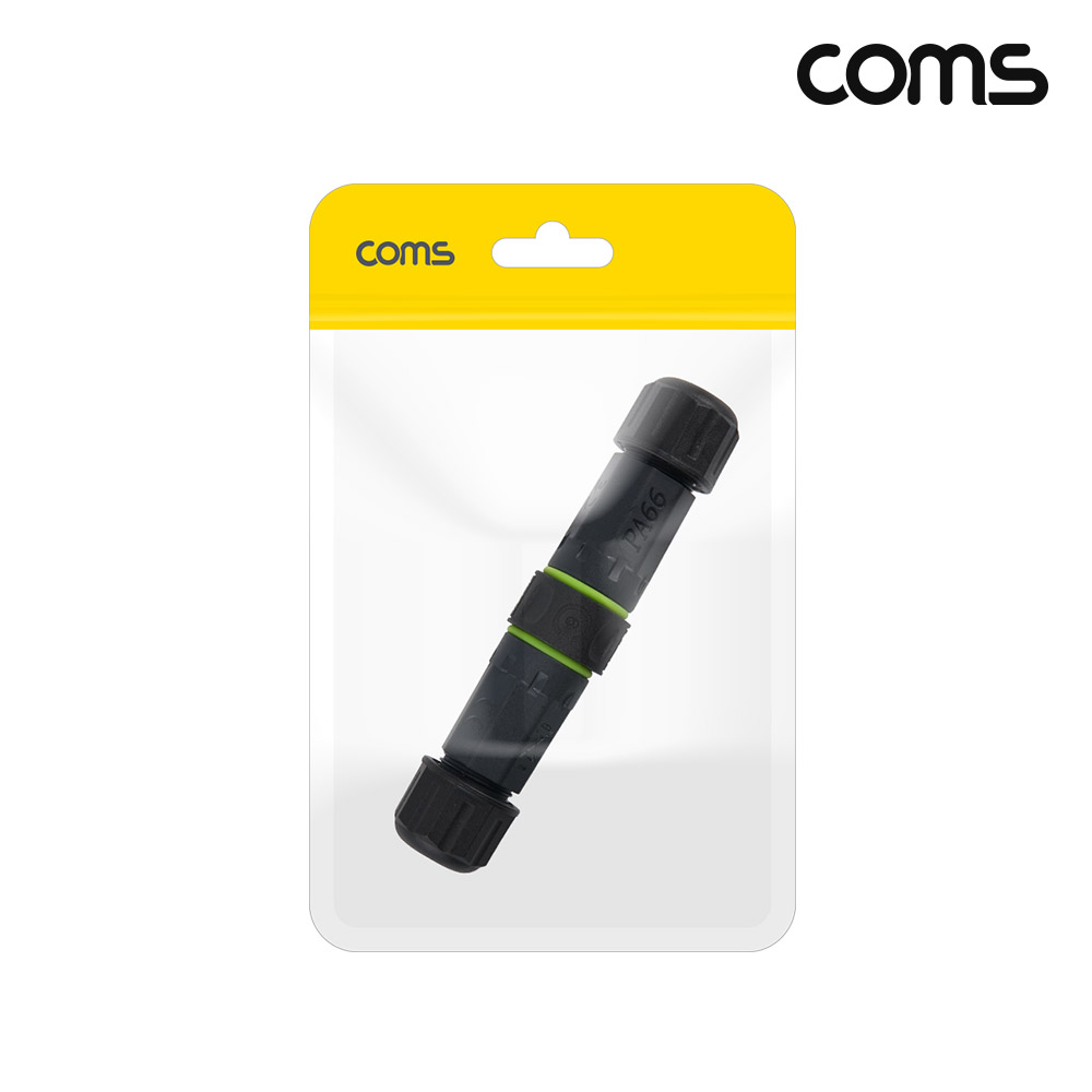 Coms UTP CAT6 랜 연장 젠더 방수커넥터 방수커버 커플러 LAN 8P8C RJ45 FF