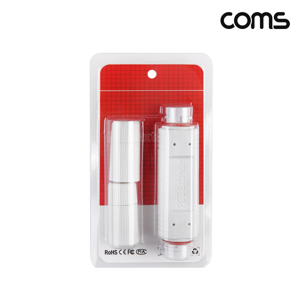 Coms PoE 랜 연장 젠더 방수커넥터 방수커버 커플러 LAN 8P8C RJ45 FF