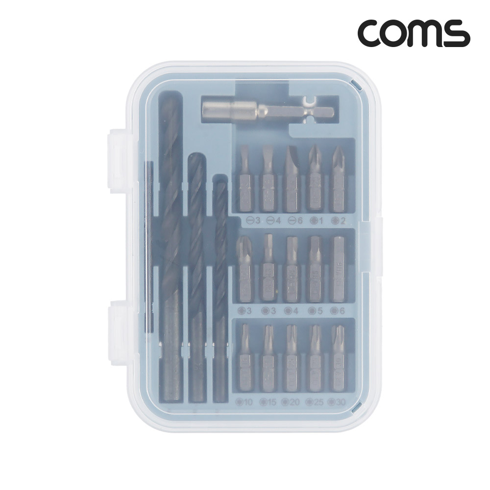 Coms 드릴 드라이버 비트 세트 20PCS