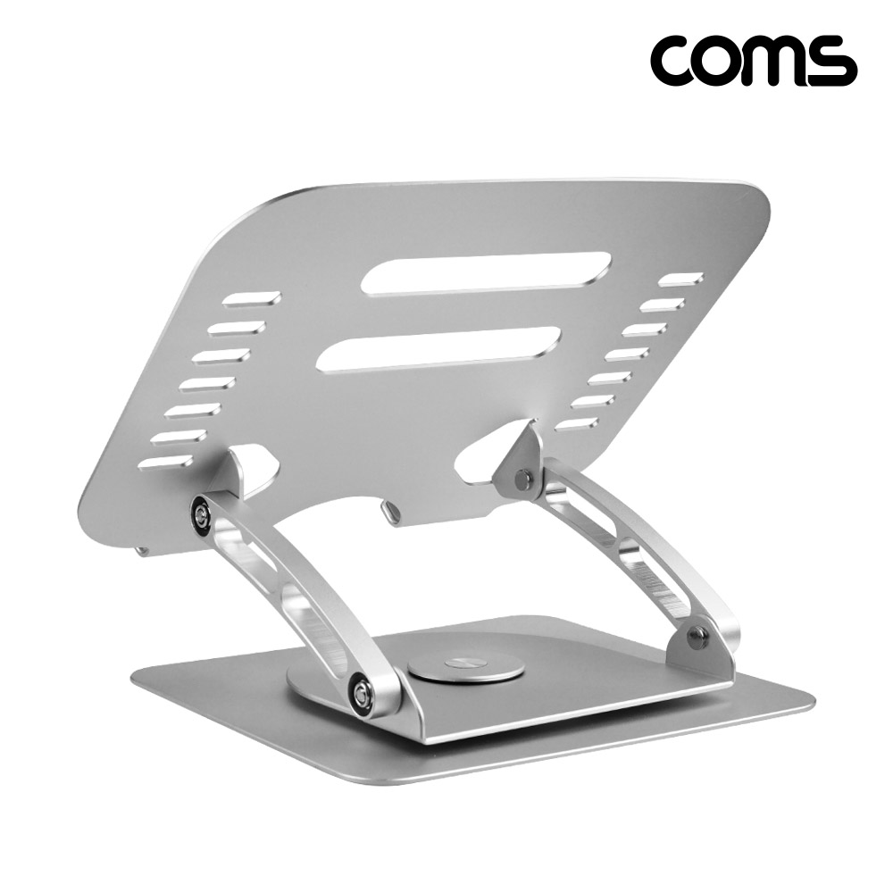 Coms 태블릿 노트북 스탠드 거치대 상하좌우 360도 회전