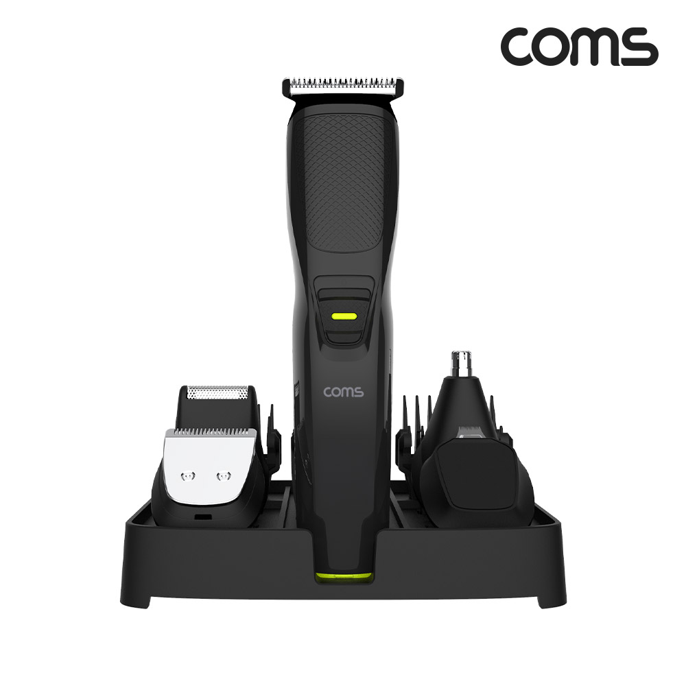 Coms 14 in 1 이발기 키트 유무선 사용 셀프이발 헤어커트 면도 제모