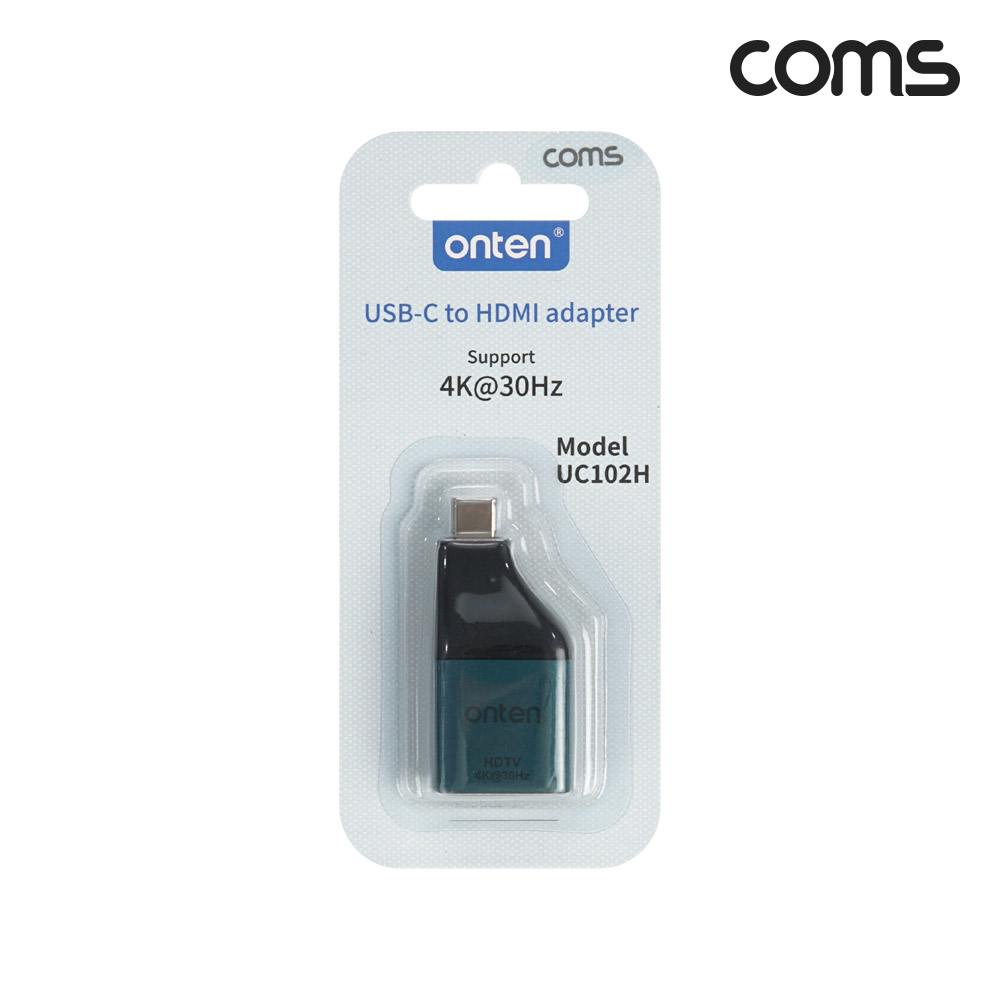 Coms USB C to HDMI 젠더 C타입 변환 4K@30Hz UHD