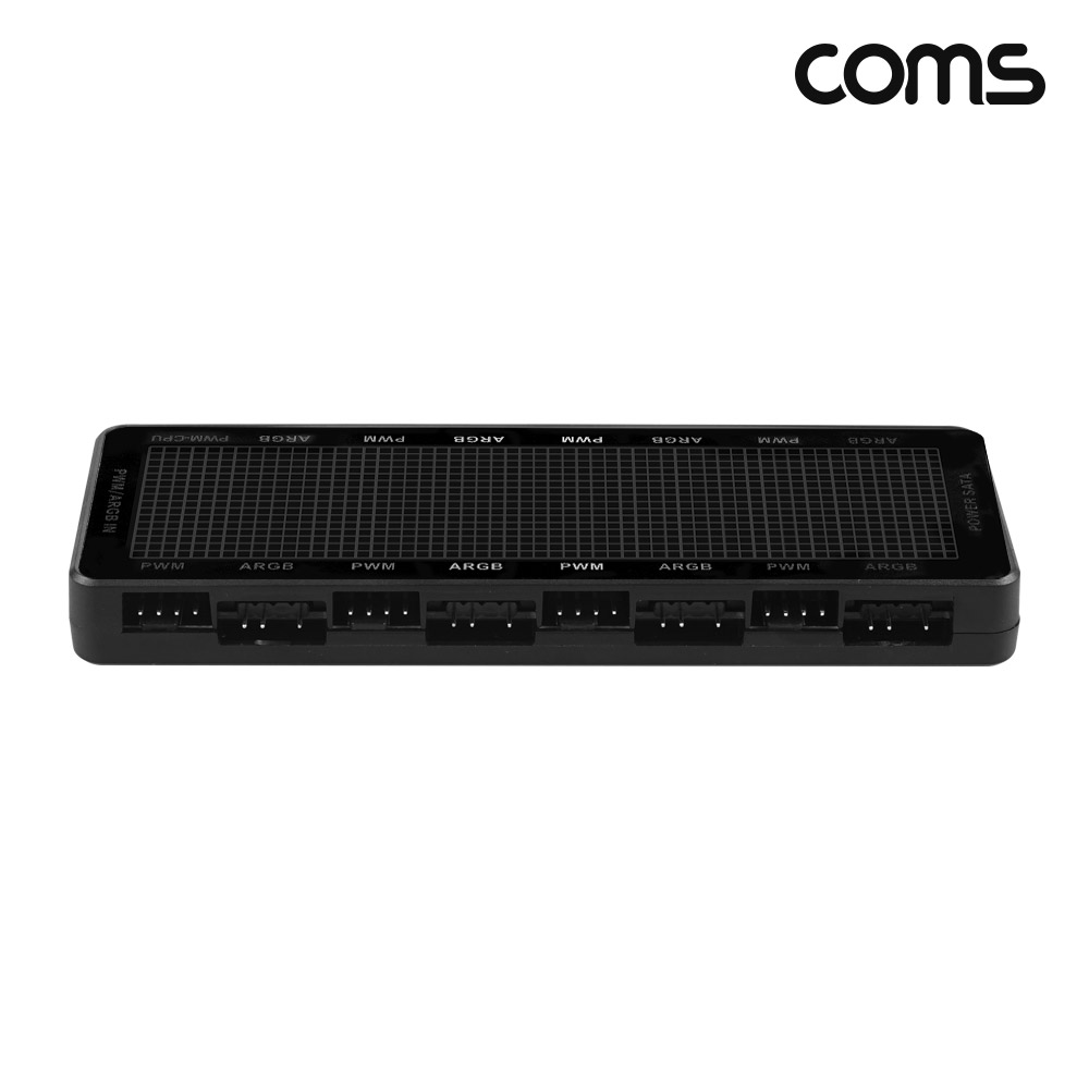 Coms ARGB PWM 허브 분배 8Port SATA 팬 쿨러 CPU 컨트롤러