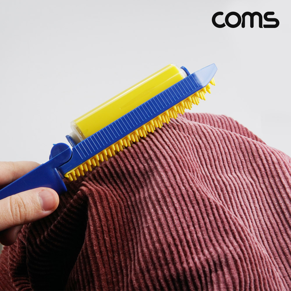 Coms 먼지 제거 롤러 브러쉬 실리콘 반영구사용 반려동물
