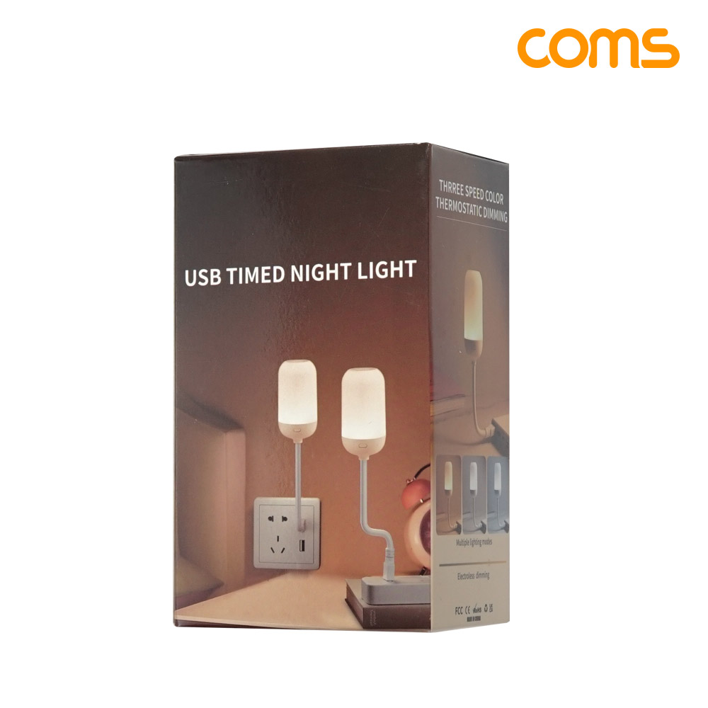 Coms USB 터치 LED 램프 조명 플렉시블 자바라 독서등 학습 탁상용
