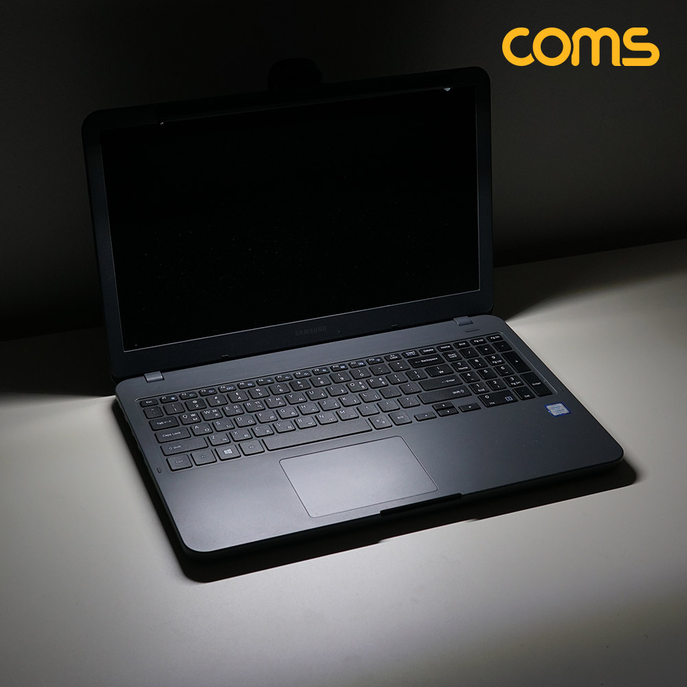 Coms 노트북 거치 LED 조명바 USB 램프 독서등 집게 모니터