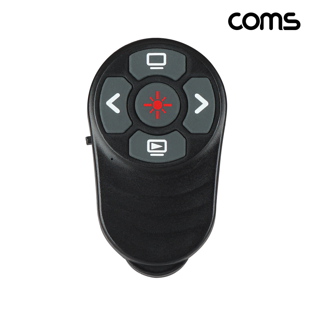 Coms 나비 레드레이저포인터 무선프리젠터 핑거포인터 NV177-RPT10