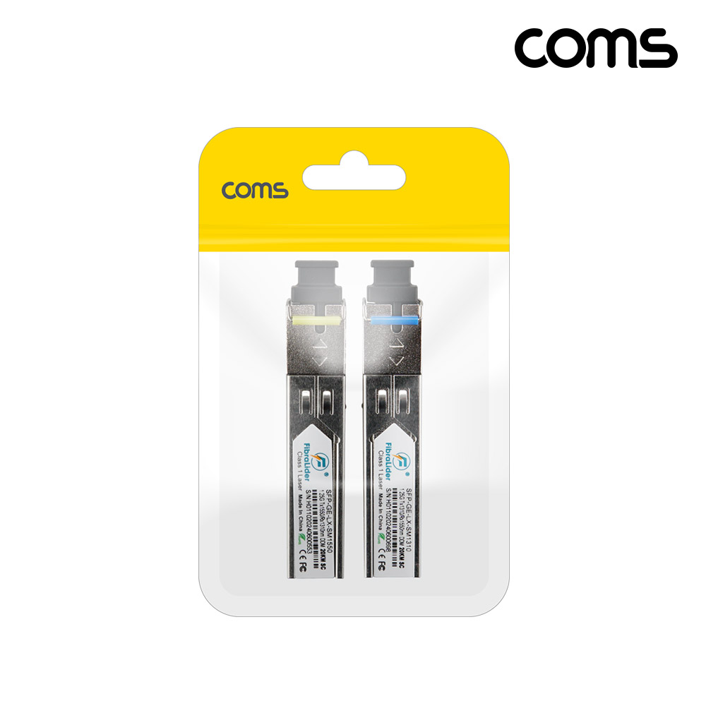 Coms 광모듈 mini GBIC 2개입, SFP 1.25Gbps 10Km 기가타입 듀얼모드 SFP-GE-LX-SM1310 SM1550