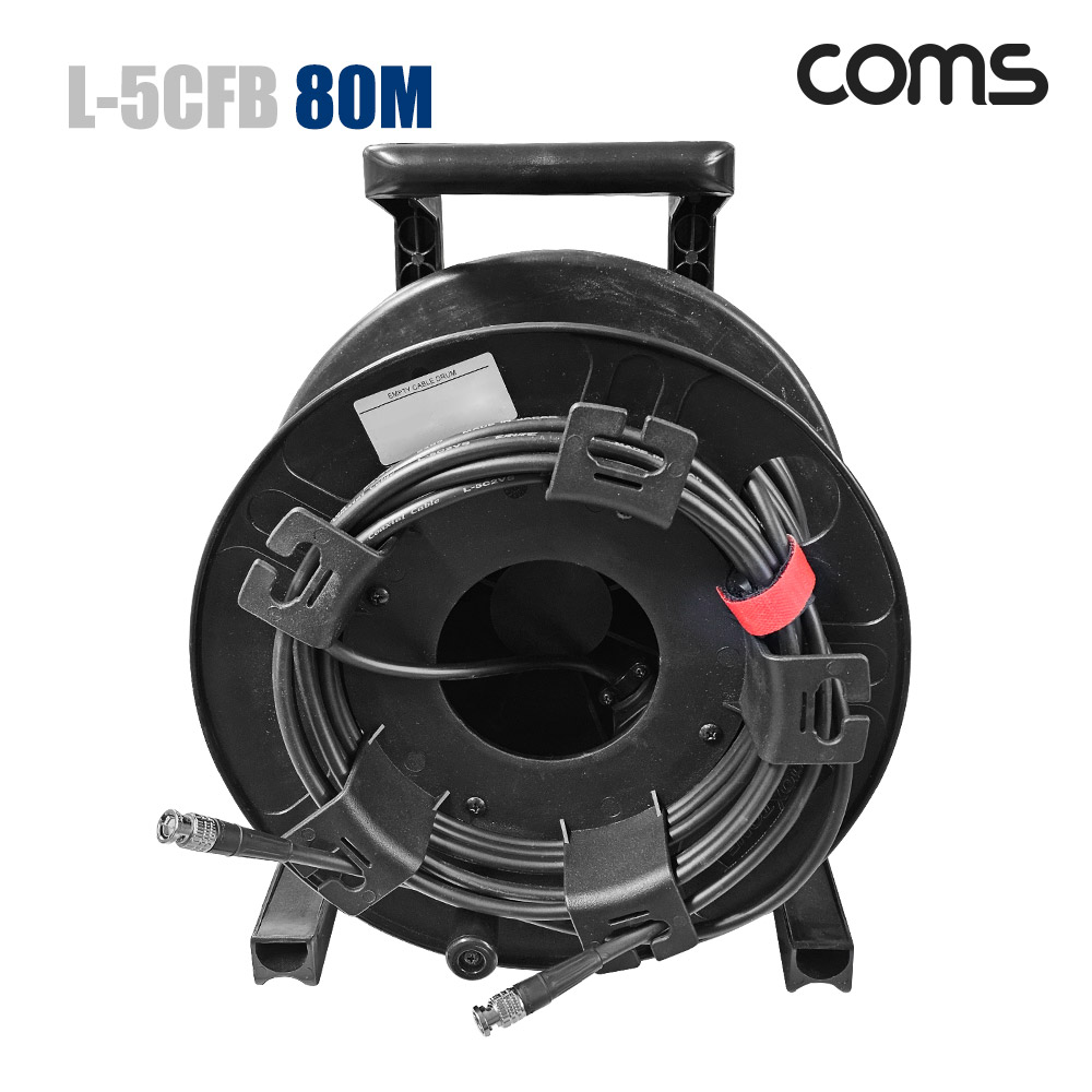 Coms 카나레 L-5CFB BNC 제작용 케이블 80m 케이블릴