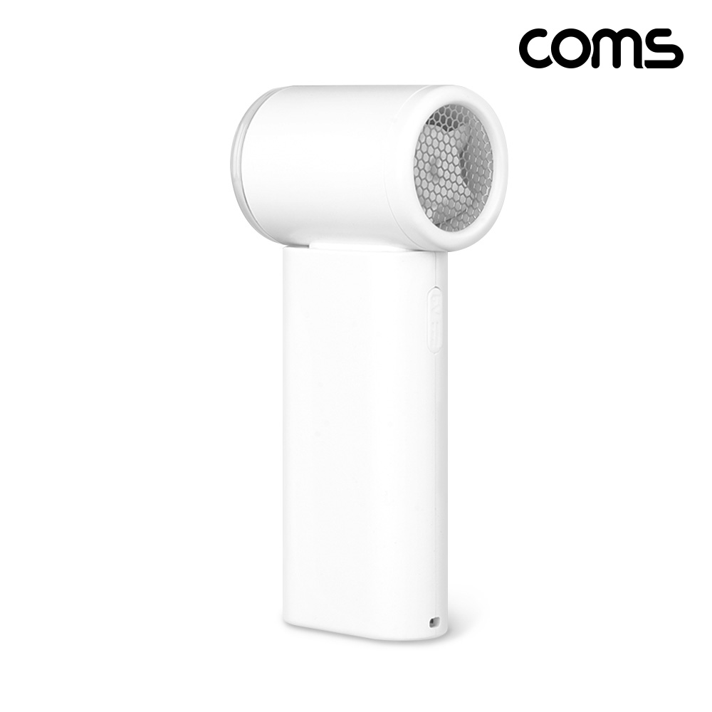 Coms 나비 손선풍기 초미니 화이트 5단 터보 3000mAh