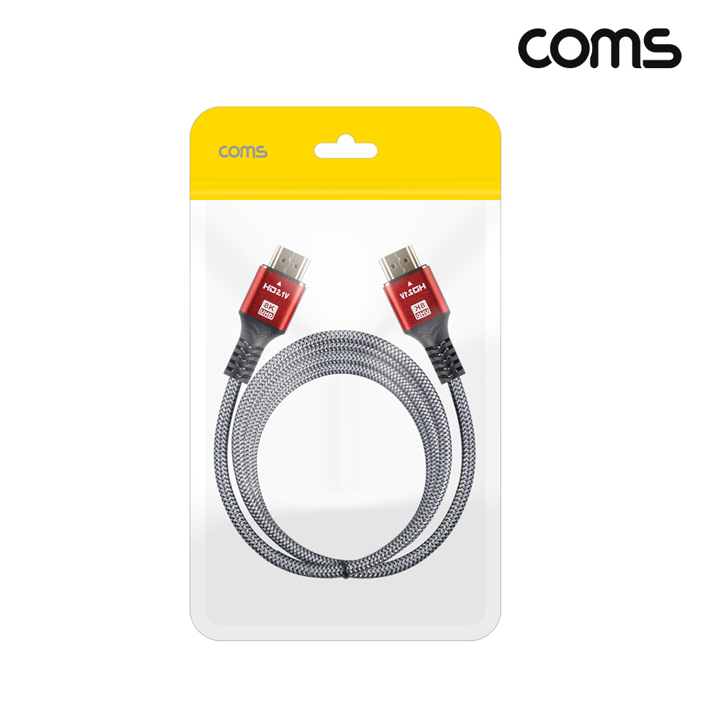 Coms HDMI 2.1 케이블 3m 8K 60Hz UHD