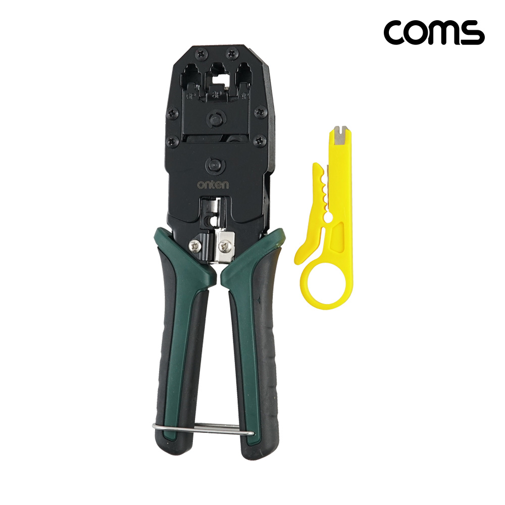 Coms 3 in 1 모듈러 압착기 4P 6P 8P 절단 탈피 압착 컷팅 크림핑