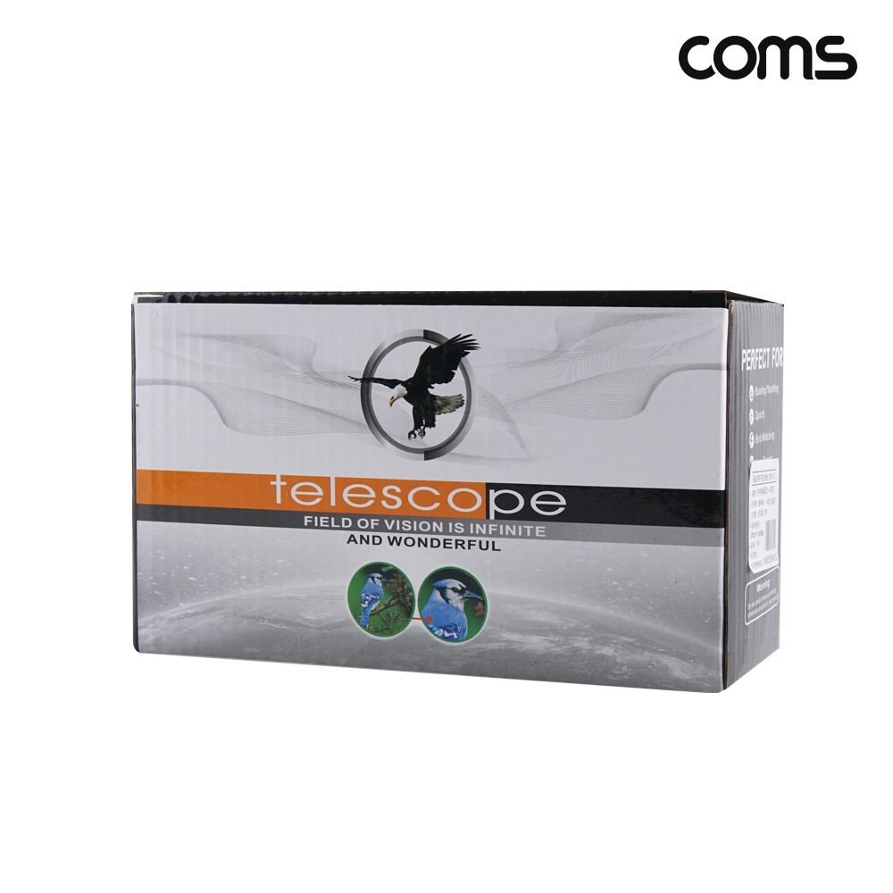 Coms 관측경 40배율 60mm 단망경, 모노큘러 망원경 뮤지컬콘서트 야구장