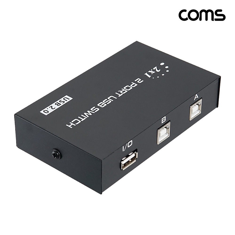 Coms USB 수동 선택기 2:1 스위치